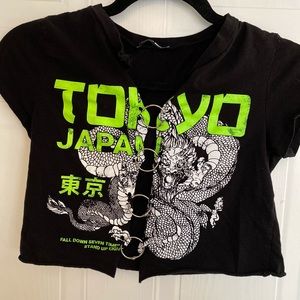 Fashion Nova graphic crop top